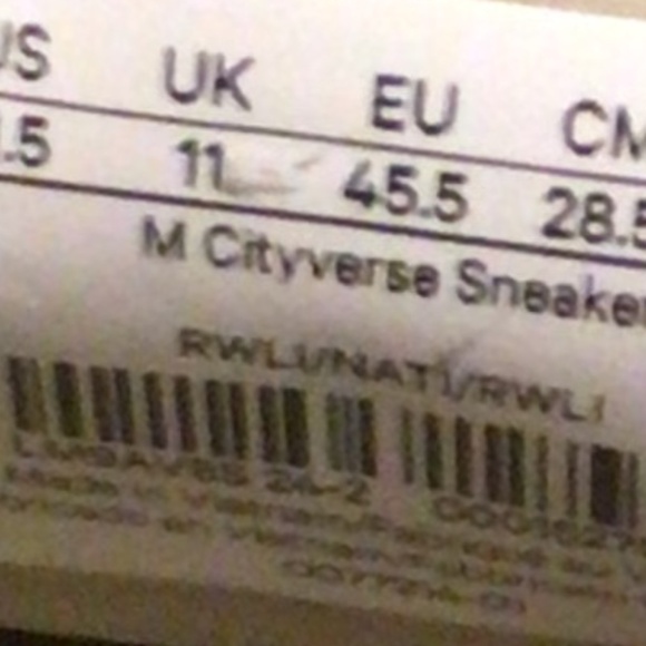 LULULEMON M CITYVERSE SNEAKERS SZ 11.5 - Picture 7 of 10